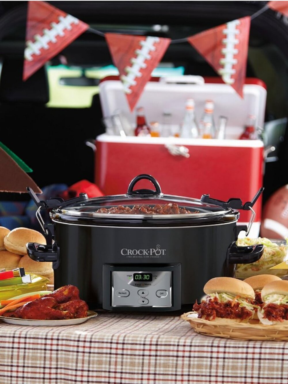 Crockpot 7qt Family Size Cook n' Carry Ovenproof Slow Cooker Programmable